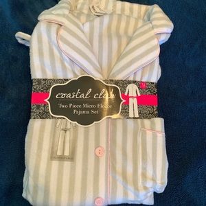 Super soft striped pajama set